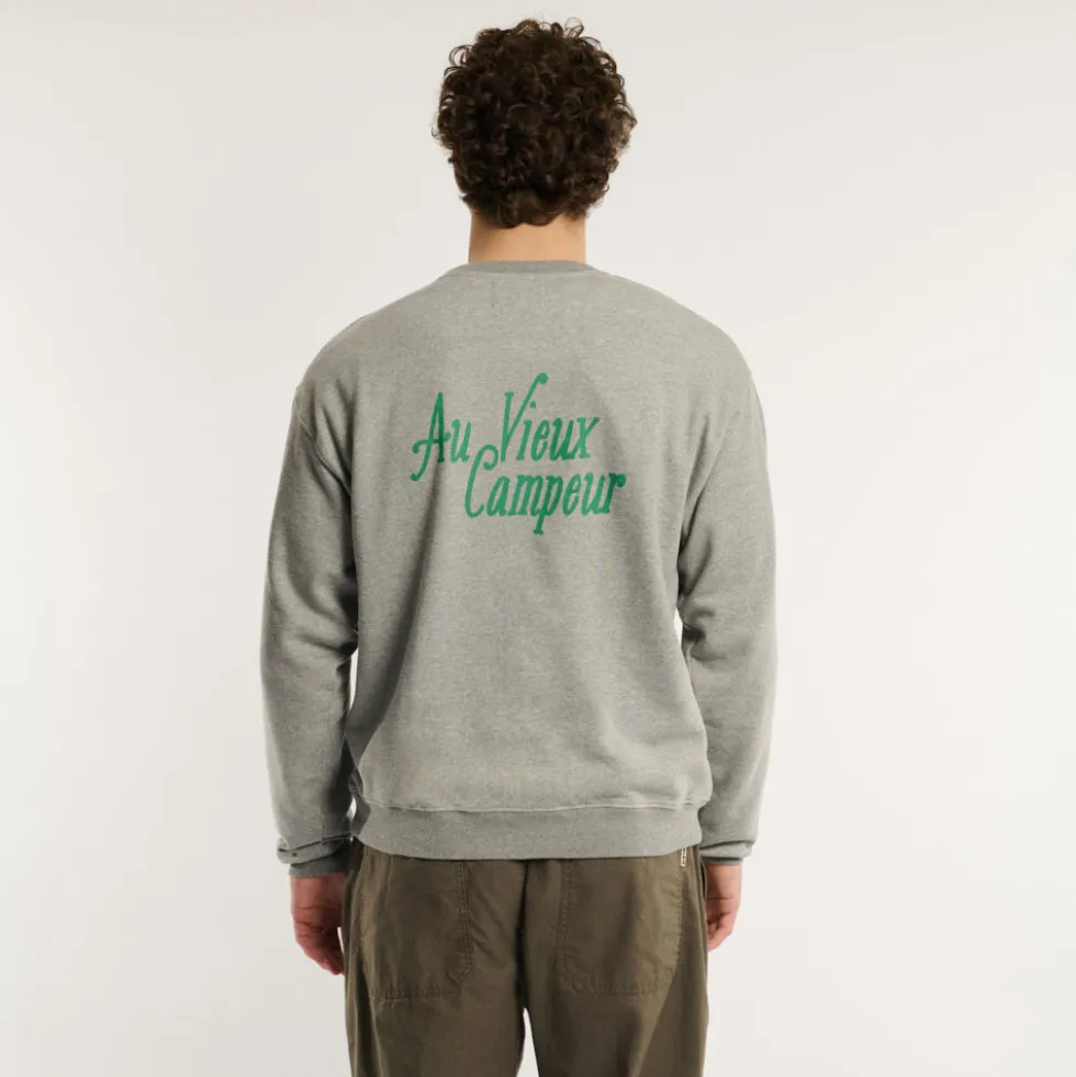 Au Vieux Campeur - Sweat Gaston - Gris Clair