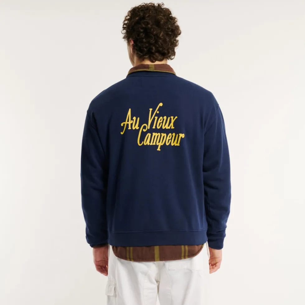Au Vieux Campeur - Sweat Gaston - Marine