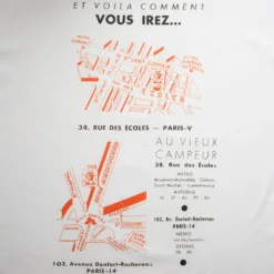 Au Vieux Campeur - T-shirt Manches Courtes Plans - Blanc