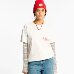 Au Vieux Campeur - T-shirt Manches Courtes Chaise de Camping - Blanc