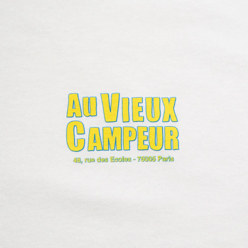 Au Vieux Campeur - T-shirt Manches Courtes Tentes - Blanc