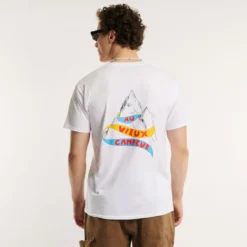 Au Vieux Campeur - T-shirt Montagne - Blanc