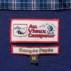 Au Vieux Campeur - Veste à carreaux Claude - Bleu & Blanc