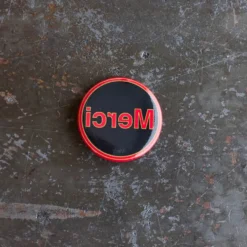 Badge Merci - Miroir