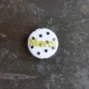 Badge Merci - Pois Noir