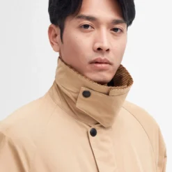 Barbour - Veste Os Pleached Bedale Casual - Beige