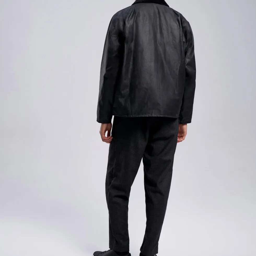 Barbour - Veste Os Transport Wax - Noir