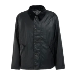 Barbour - Veste Os Transport Wax - Noir