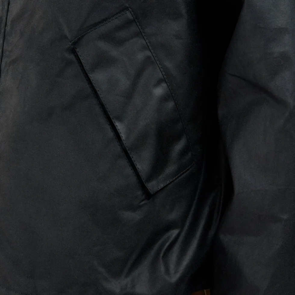 Barbour - Veste Os Transport Wax - Noir