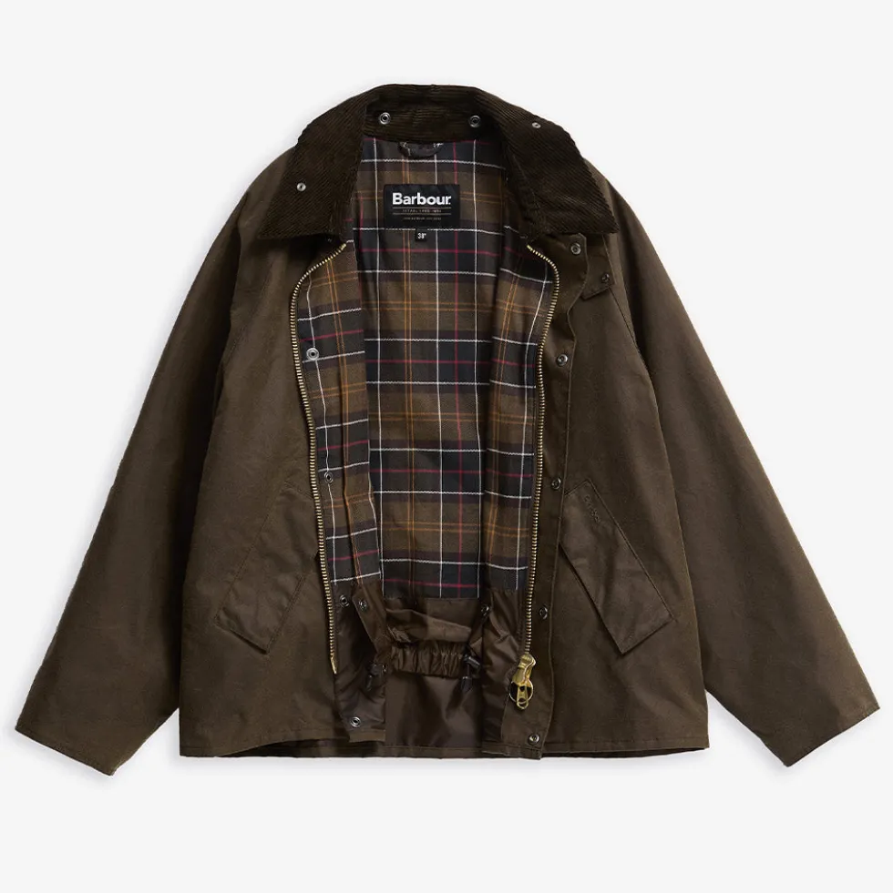 Barbour - Veste Os Transport Wax - Beech