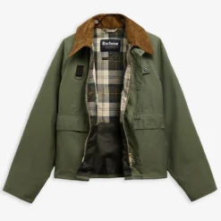 Barbour - Veste Spey Wax - Light Moss