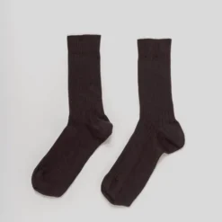 Baserange - Chaussettes Mi-Hautes Côtelées - Tactile