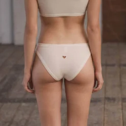 Baserange - Culotte Heart Bell - Blanc
