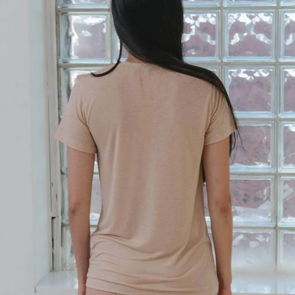 Baserange - Tee-Shirt - Nude
