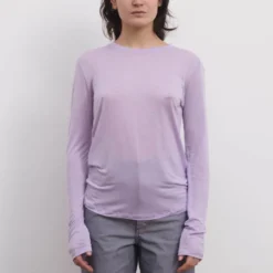 Baserange - T Shirt Manches Longues - Violet