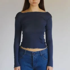 Baserange - T-Shirt Vein - Preston Blue