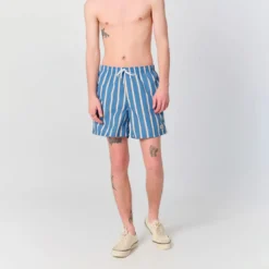 Bather - Maillot de bain à Rayures - Jaune & Blanc