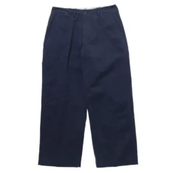 Beams Plus - Pantalon Herringbone - Bleu