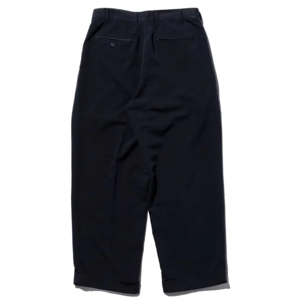 Beams Plus - Pantalon 2 Pleats PE Twill - Marine