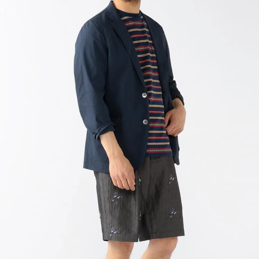 Beams Plus - Veste Costume - Marine