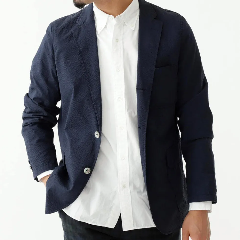 Beams Plus - Veste Costume - Marine