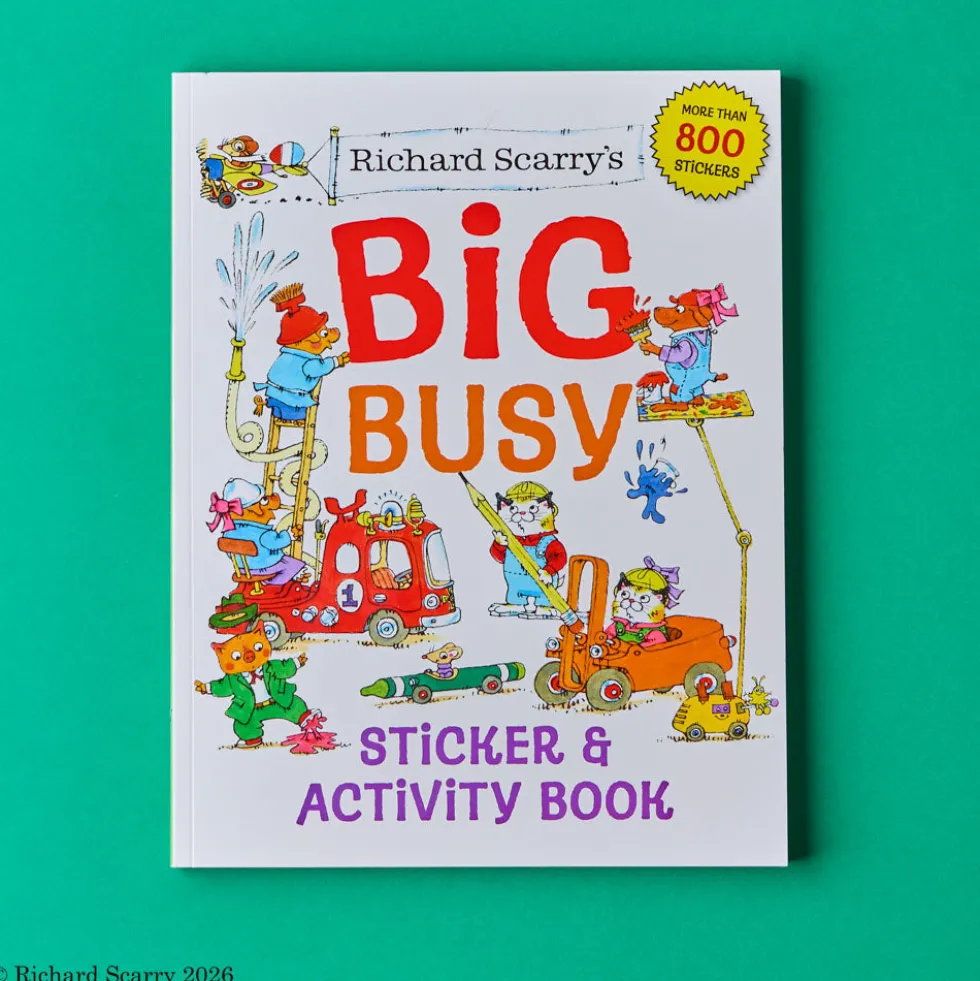 Big Busy Sticker Book - Richard Scarry