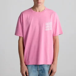 Bisous Skateboard - T-shirt Sonics - Rose Clair