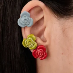 Blanca Olmos Studio - Boucles d'oreilles Rose - Lime