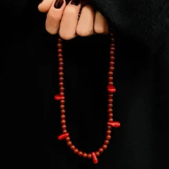 Blanca Olmos Studio - Collier Las Lagrimas - Rouge