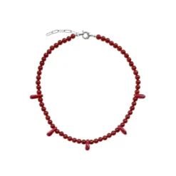 Blanca Olmos Studio - Collier Las Lagrimas - Rouge
