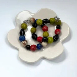 Blanca Olmos Studio - Coupelle à bijoux Daisy - Blanc