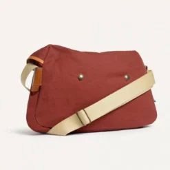 Bleu de Chauffe - Besace Leon - Rouge Cardinal