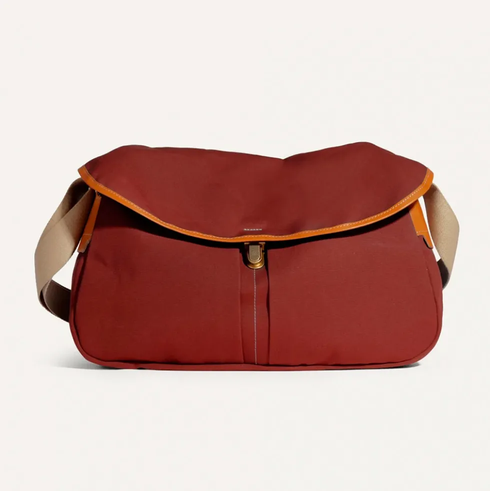 Bleu de Chauffe - Besace Leon - Rouge Cardinal