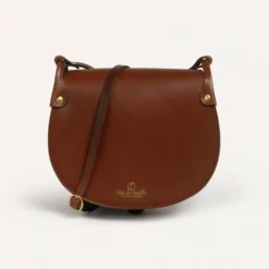 Bleu de Chauffe - Sac Gibecière Diane L - Brun Ambré