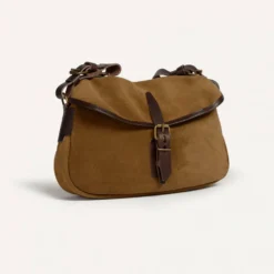 Bleu de Chauffe - Sac Musette du Pecheur XS - Marron Noisette