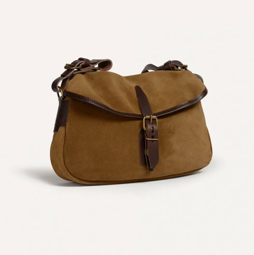Bleu de Chauffe - Sac Musette du Pecheur XS - Marron Noisette