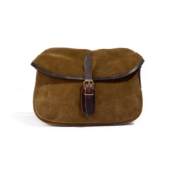Bleu de Chauffe - Sac Musette du Pecheur XS - Marron Noisette