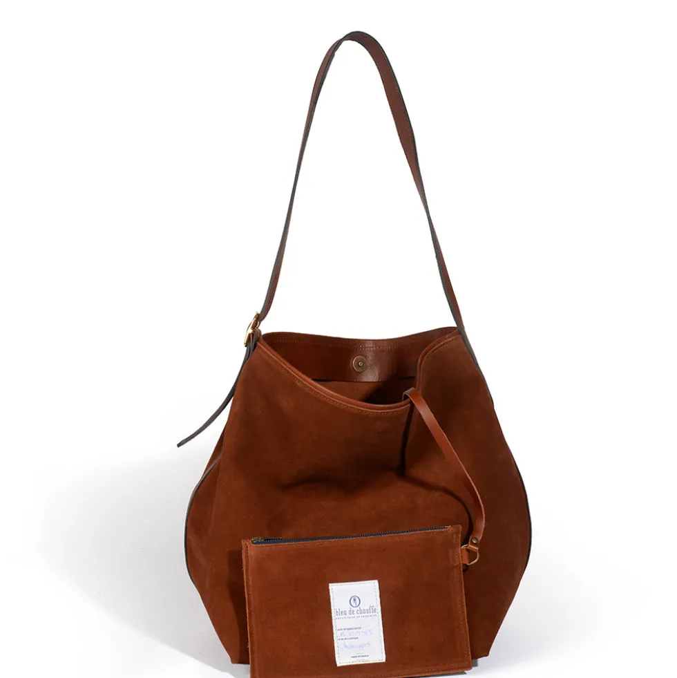 Bleu de Chauffe - Sac Seau Sofia - Brun Fauve