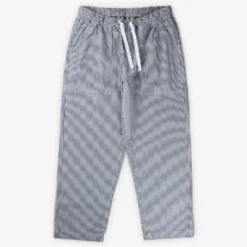 Bleu - Pantalon Relaxed Hickory Stripe - Bleu
