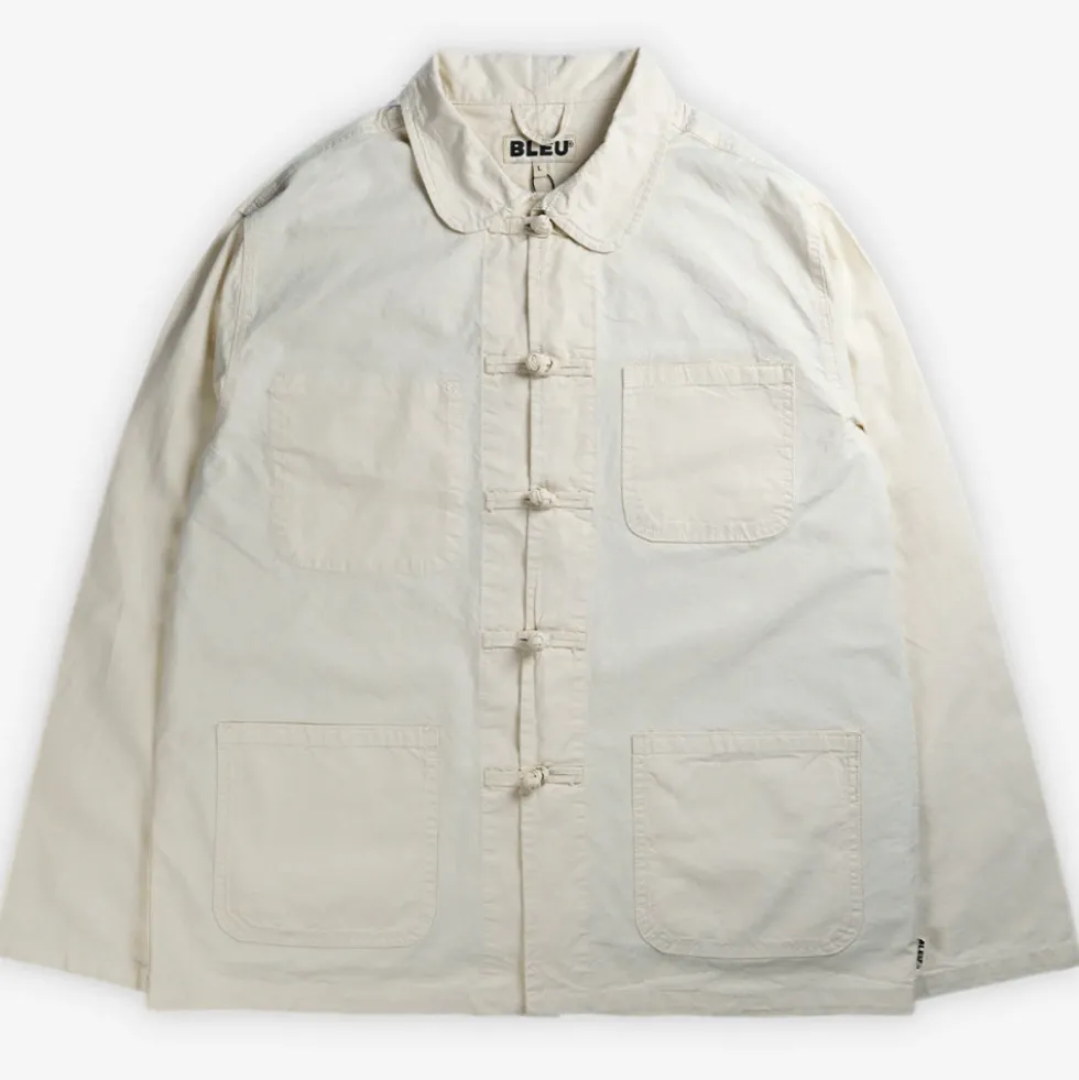 Bleu - Veste Shanghai Solid - Écru