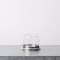 Bocal en verre et étain - Cosi Tabellini