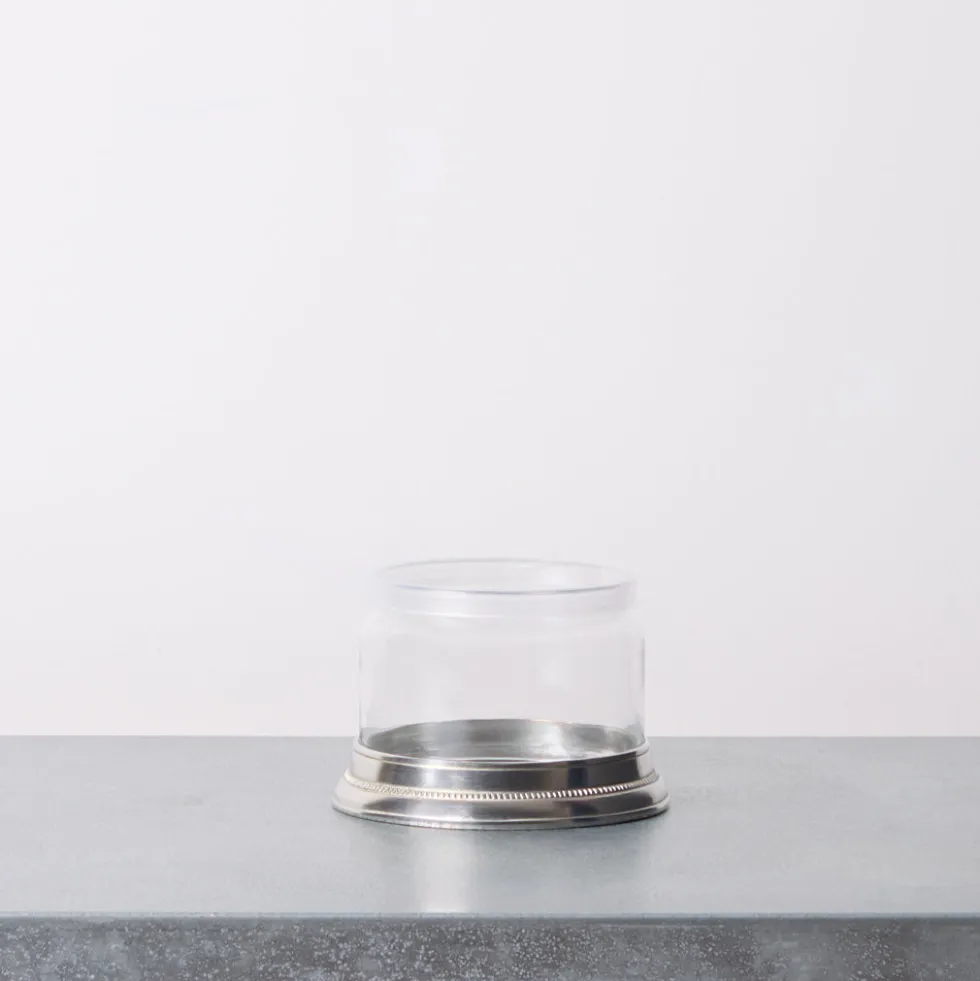 Bocal en verre et étain - Cosi Tabellini