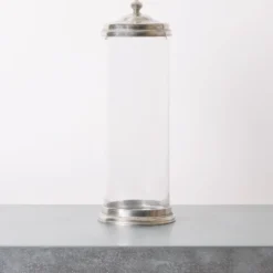 Bocal en verre et étain - Cosi Tabellini