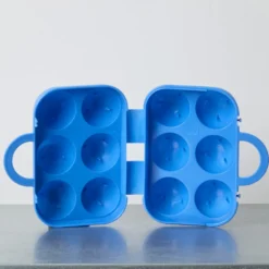 Boite porte 6 oeufs - Bleu