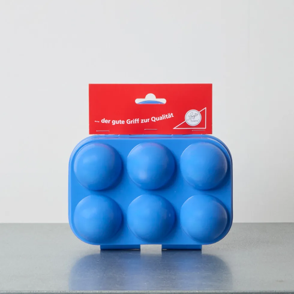 Boite porte 6 oeufs - Bleu