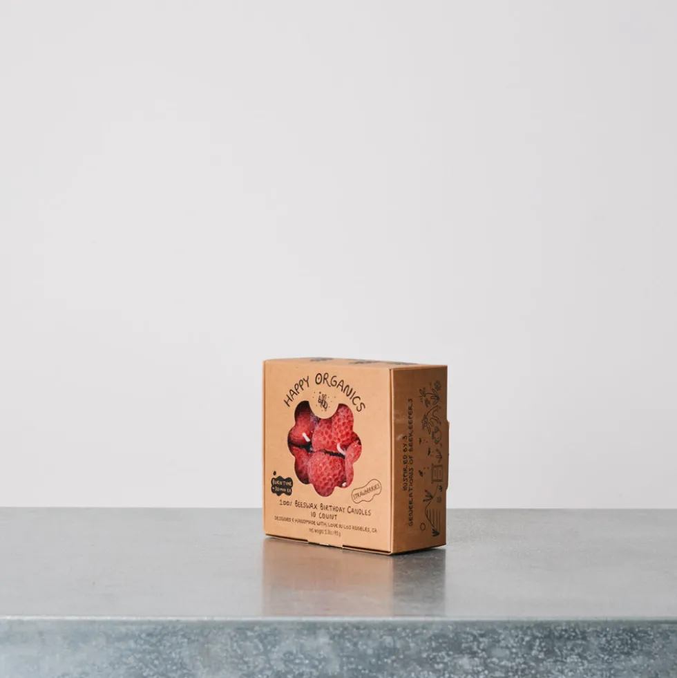 Bougie - Barquette Fraises