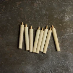 Bougies en cire de sumac - Blanches