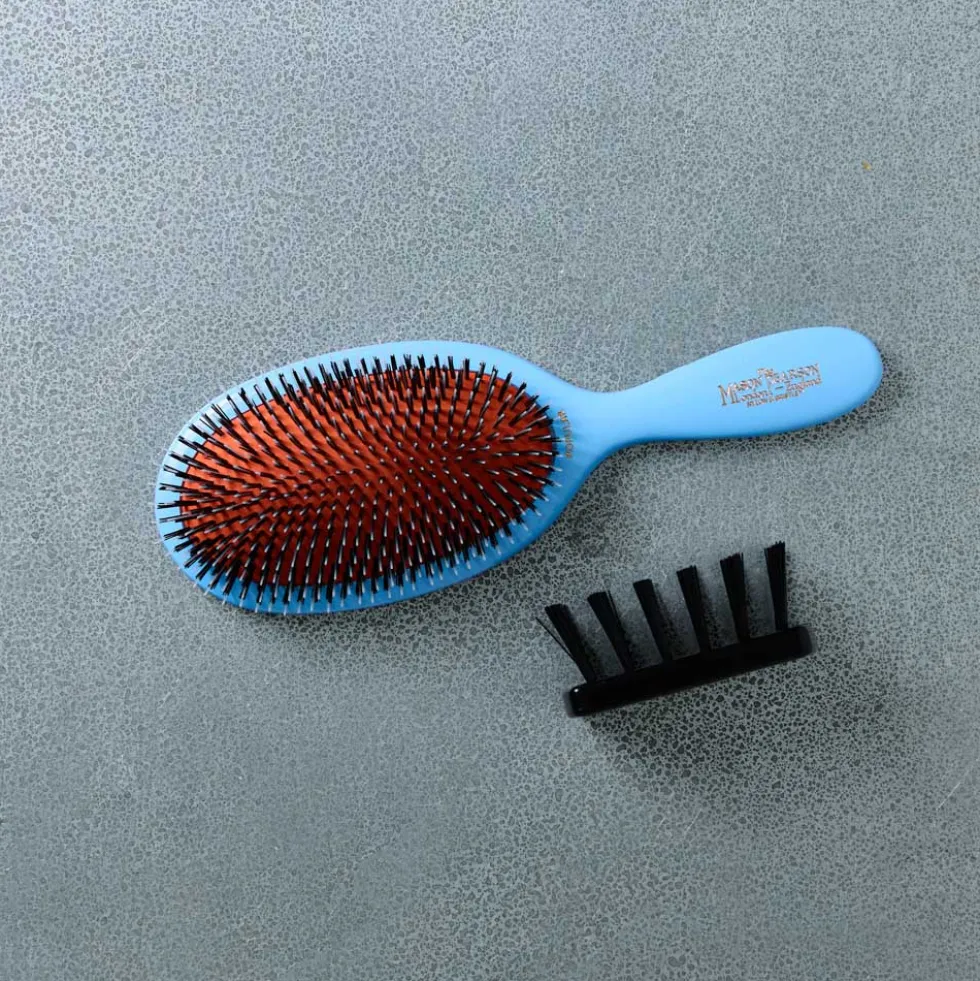 Brosse à cheveux bleue M - Mason Pearson