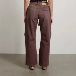 B Sides - Pantalon chino Lange Lasso - Marron Vintage Tess