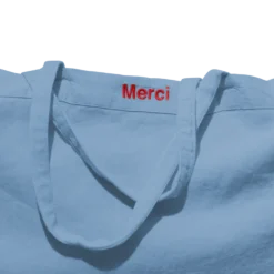 Cabas en lin lavé - Bleu Primaire